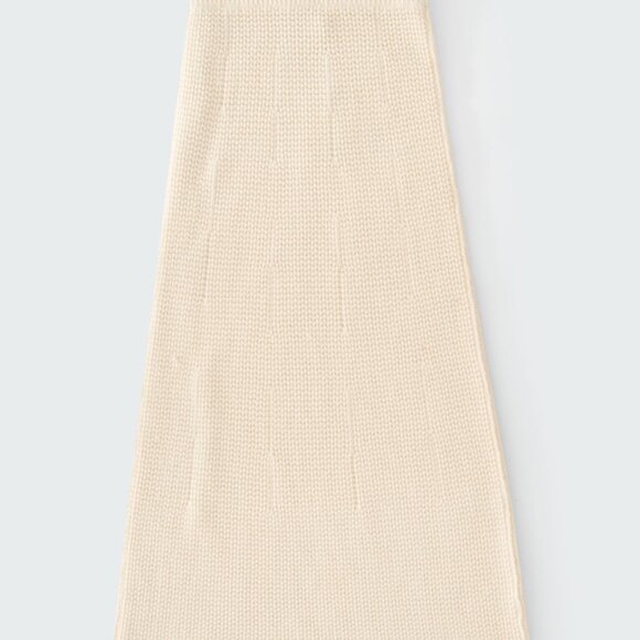 Studio Nicholson Rye Skirt in Cream - Picture 4 of 4